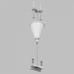Подвес для трека Denkirs DK Track White TR1105-WH