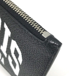 Balenciaga Grained Calfskin Coin Purse, Card Holder Large Men"s Black