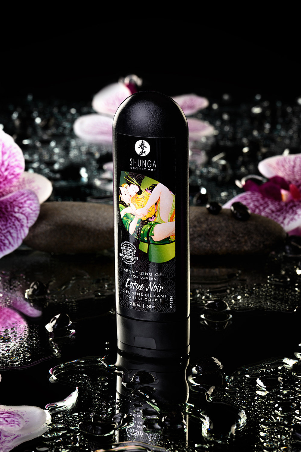 Интимный гель для мужчин и женщин Shunga Lotus Noir Черный лотос 60 мл