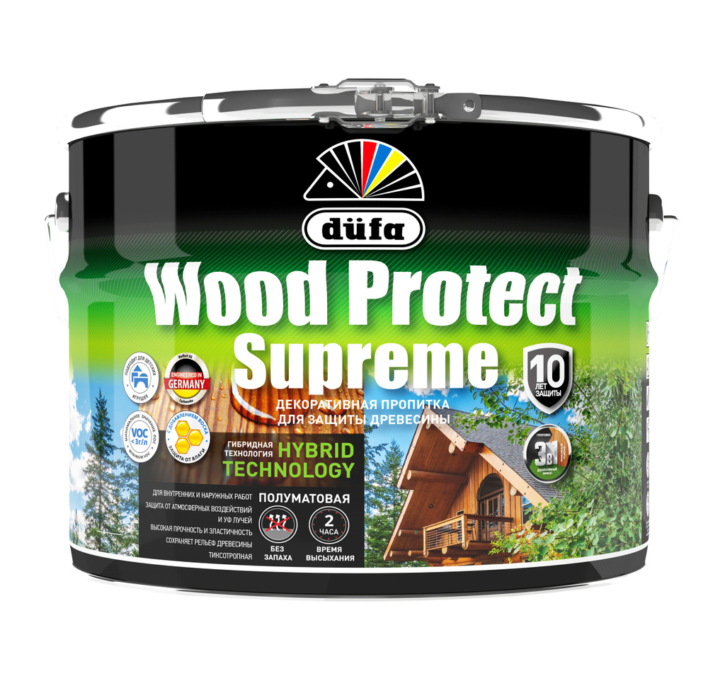 Dufa Wood Protect Supreme антисептик 9 л
