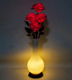 LP-04 Розы в вазе с LED-подсветкой