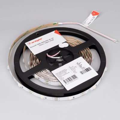 Лента RT-5000-6060LENS-20-12V Warm3000 (10mm, 10W/m, IP20) (Arlight, Открытый)