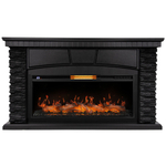 Каминокомплект: Очаг Royal Thermo Aurora RTFP/P-AR40LS, портал Porto 42/40/36 камень чер. шп. венге