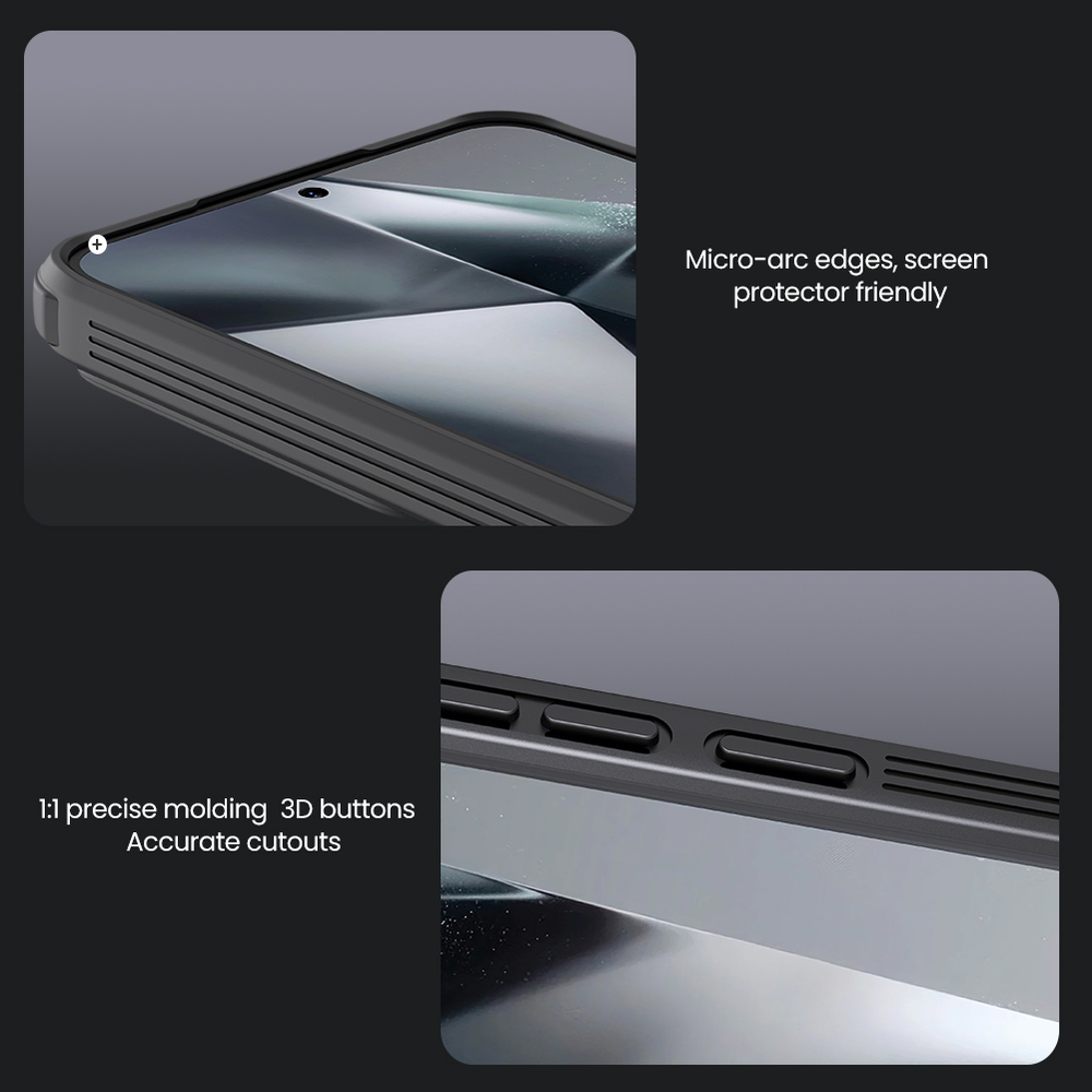 Чехол от Nillkin с встроенным магнитом для смартфона Samsung Galaxy S25+ Плюс, серия CamShield Pro Magnetic Case