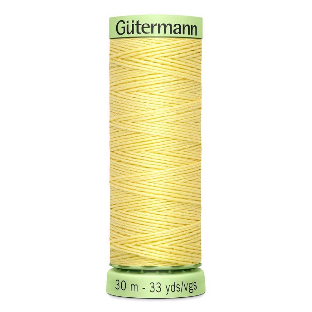 Нитки отделочные Gutermann Top Stitch 30 (30 метров), 5 кат. | 578 бледно-желтый