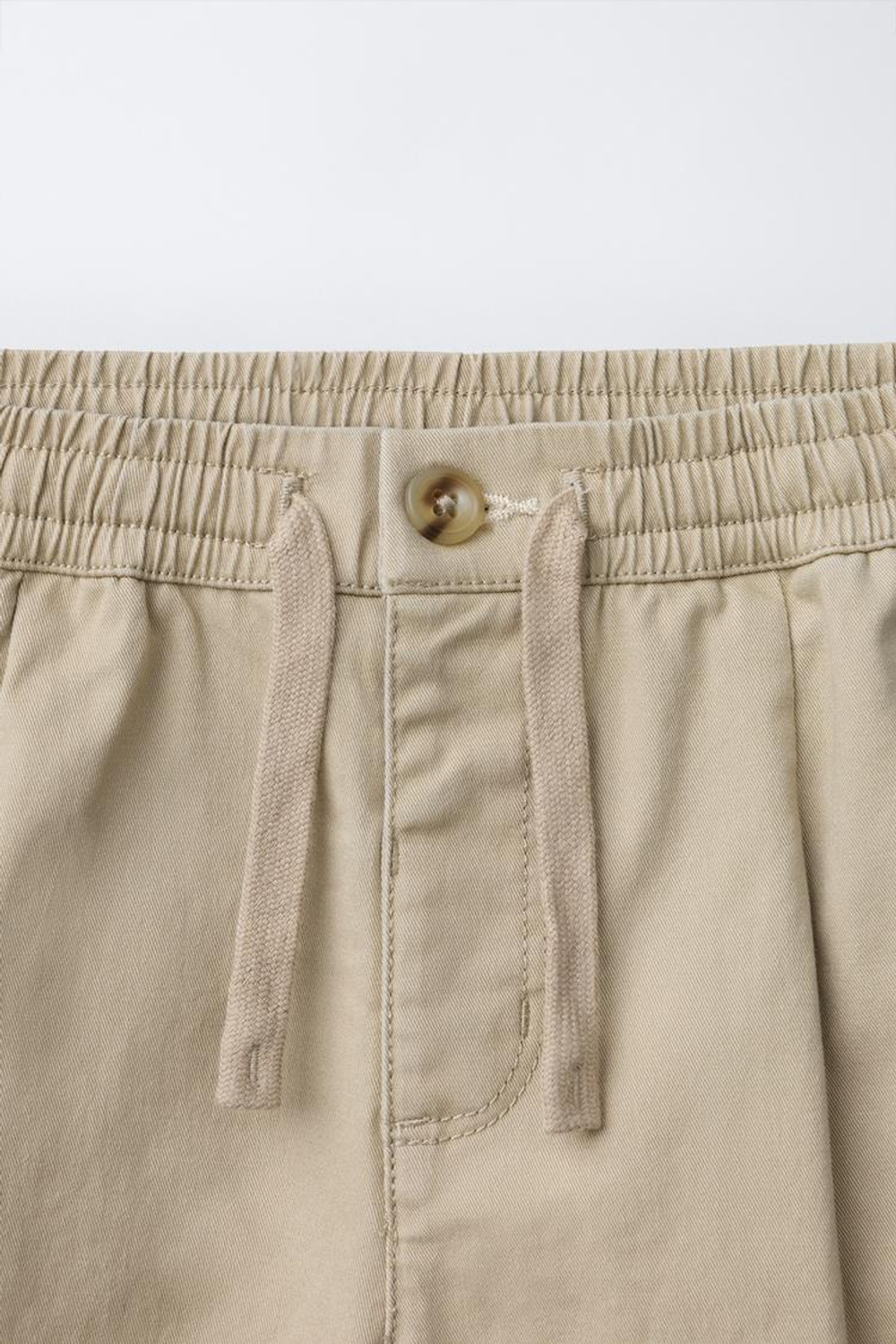 ZARA БАЗОВЫЕ БРЮКИ ЧИНОС, БЕЖЕВЫЙ