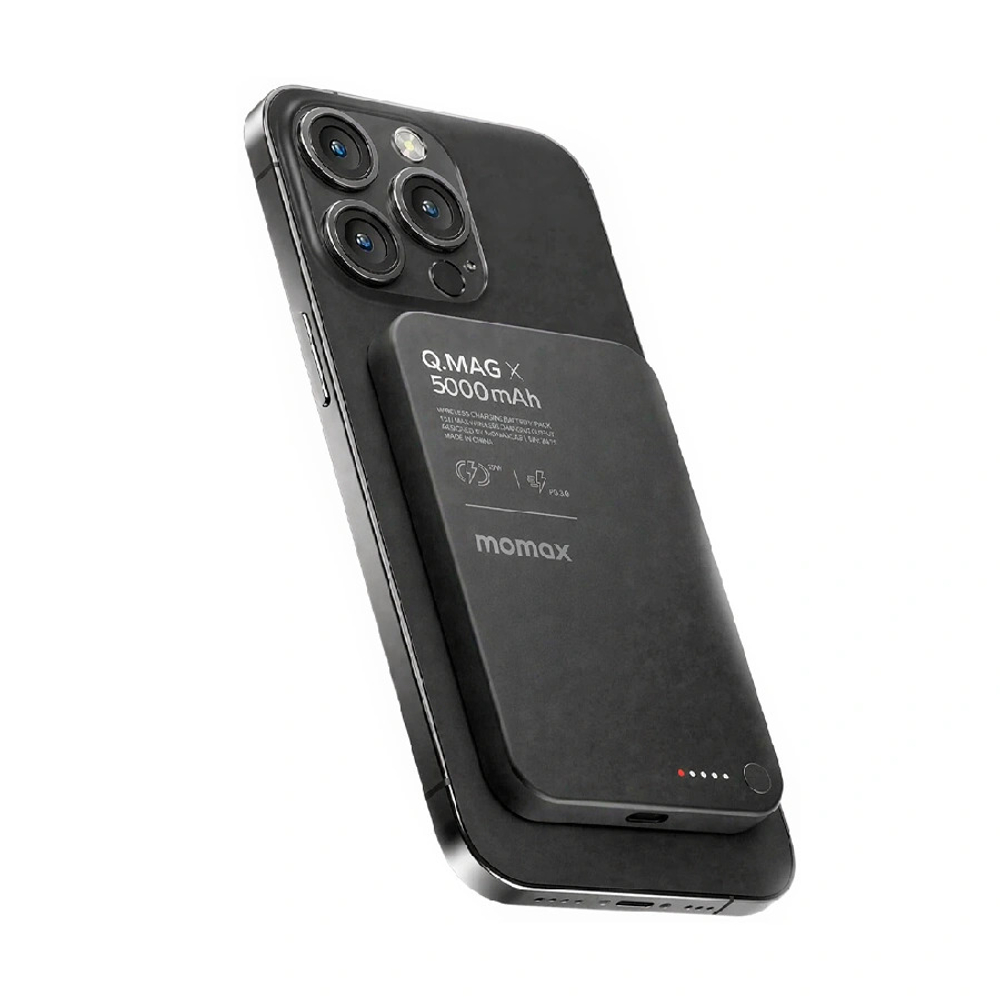 Внешняя АКБ Momax 1-Power Q.Pass MagSafe 15W 5000mAh