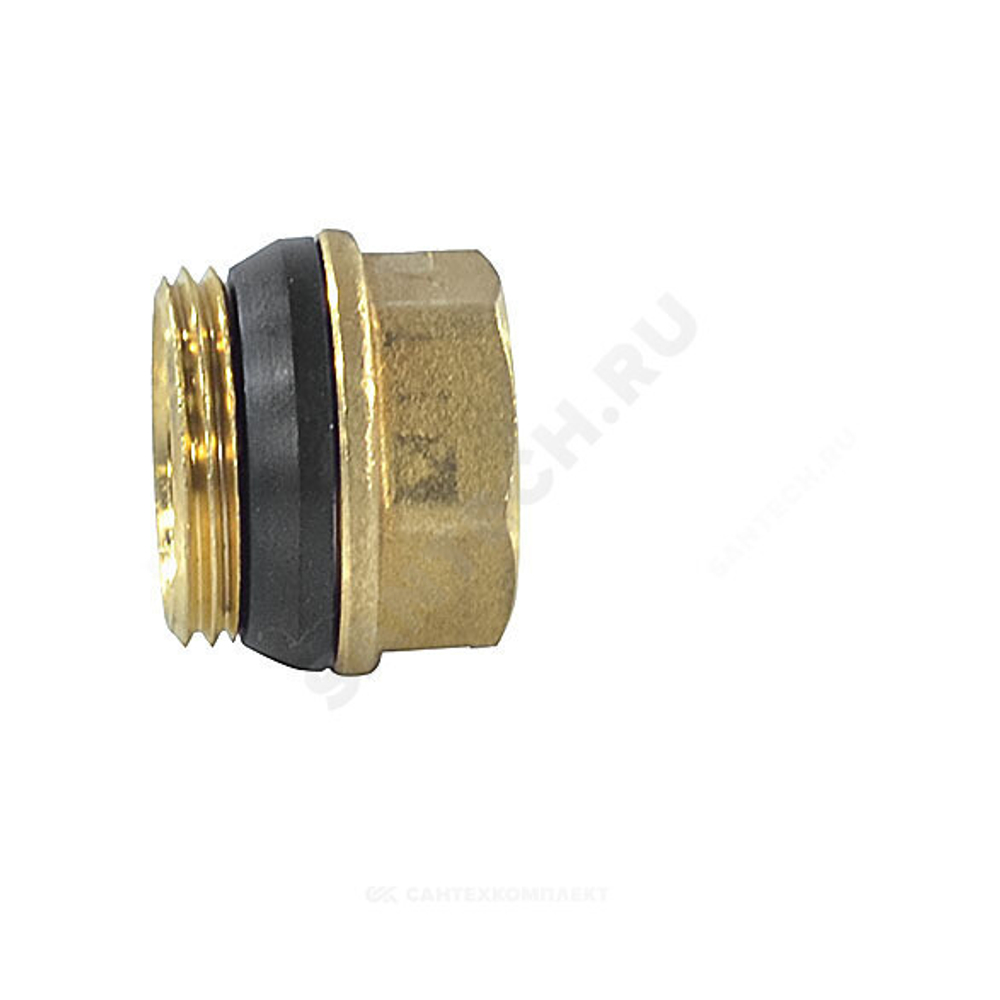 Переход латунь Ду 20х15 (3/4"х1/2") с герметичной прокладкой НР/ВР R593D Giacomini R593DY002