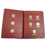Набор из 15 монет "Красная Книга" 1991-1994 гг. в альбоме Albo Numismatico