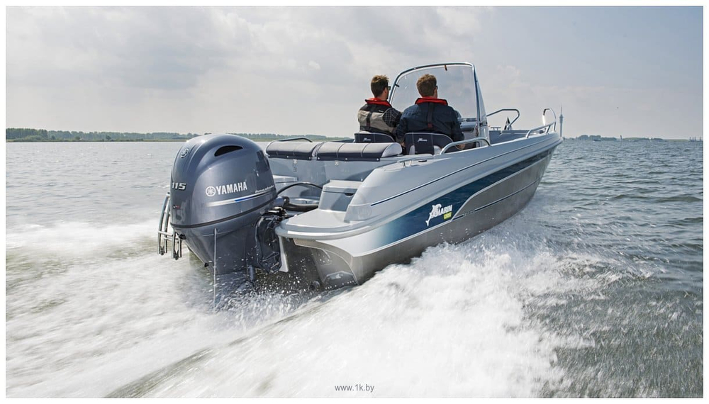 Комплект Алюминиевая лодка (катер) Mikatsu (Микатсу) 570 (Z43) Premium + мотор Yamaha F115BETL