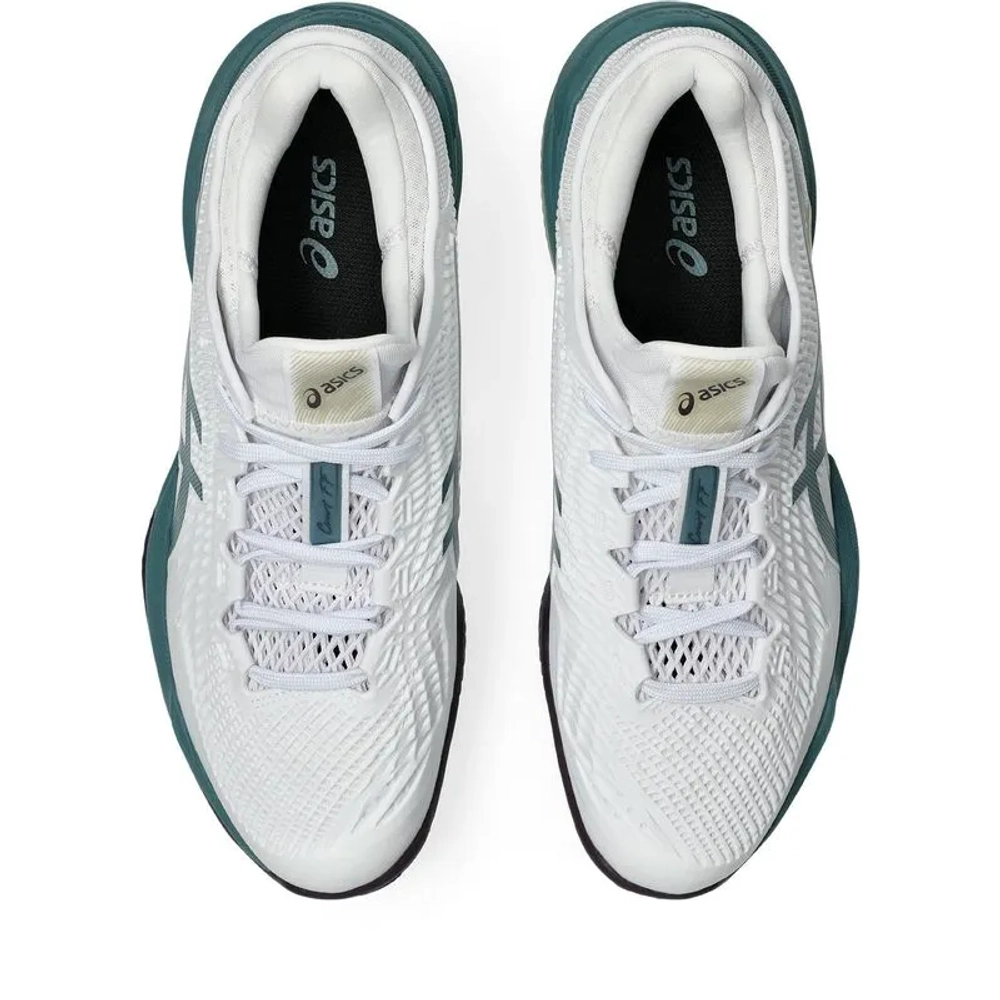 Теннисные кроссовки Asics Court FF 3 Clay - white/foggy teal