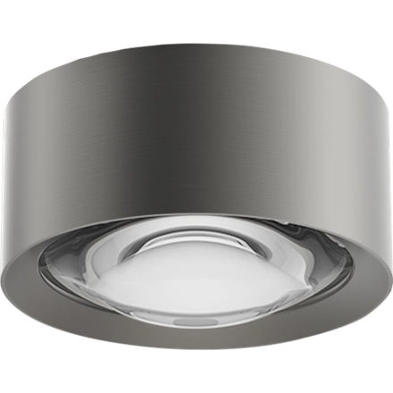 Светильник накладной OCCHIO 8W, D90xH45мм, 3000К, IP54, матовое серебро
