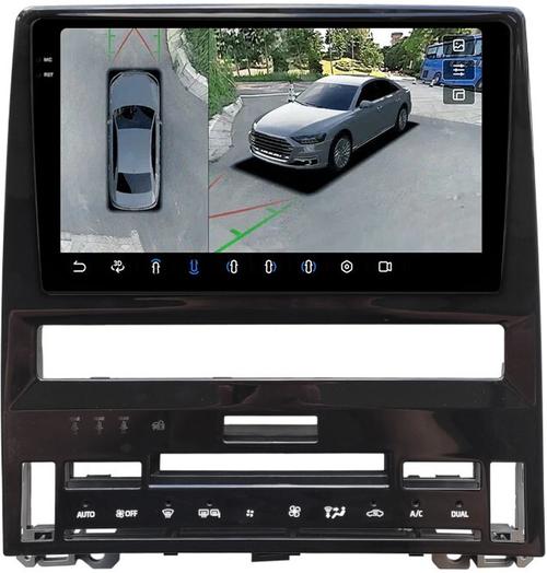 Магнитола для Toyota Avalon 5 2018-2022 (большая рамка) - FarCar BX10-360-9702 монитор 10.36" 2K QLED на Android 13, Быстрая, CarPlay, 4G SIM-слот, 4 камеры в комплекте