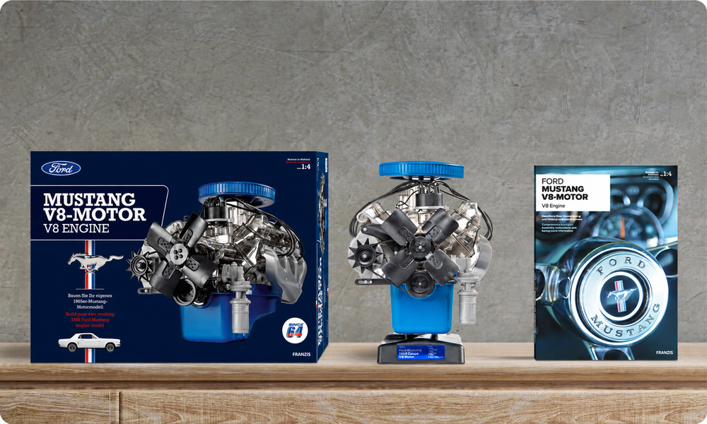 Конструктор Franzis Ford Mustang V8 Type 289