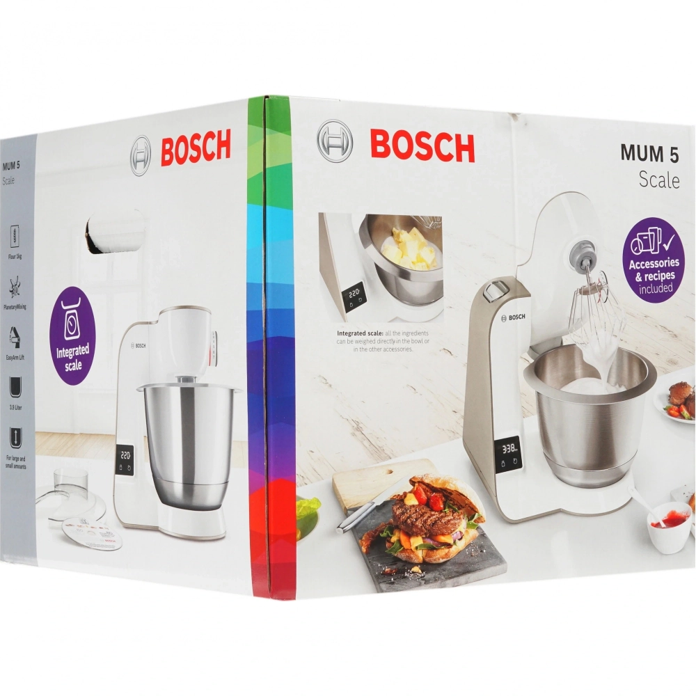 Кухонный комбайн Bosch MUM5XW10 белый