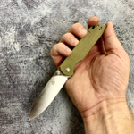 Складной нож QSP QS102-G PARROT, сталь D2, рукоять Микарта