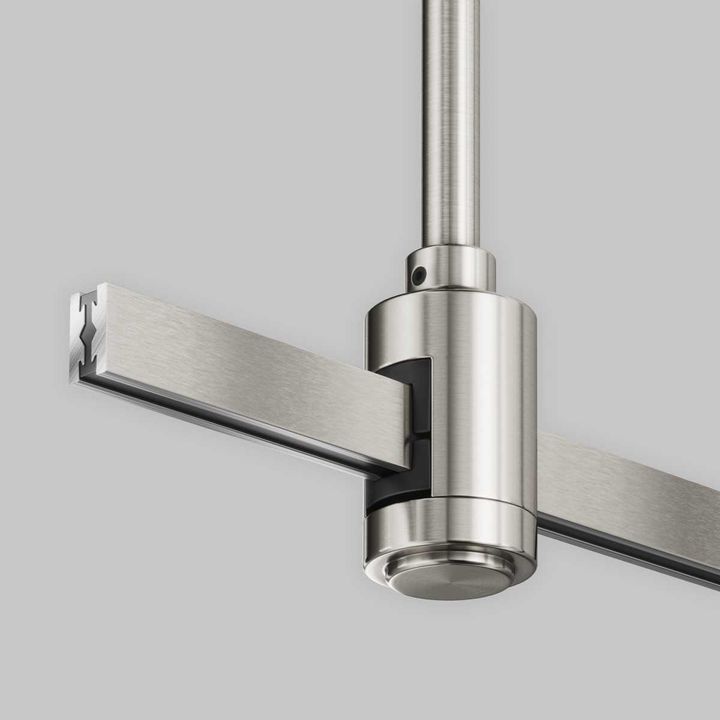 Крепление потолочное Long 700мм с вводом питания Maytoni Technical TRA159C-B1-PT