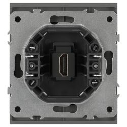 Розетка ЭРА Arktik 16-3114-06 HDMI графит | Эра Arktik