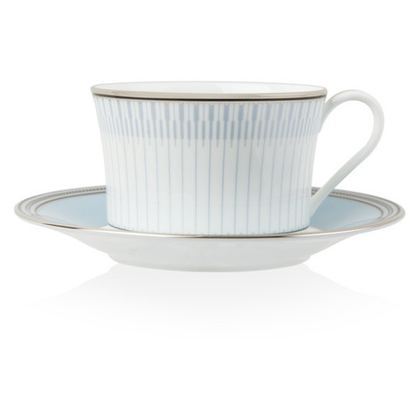 Чайная пара 250мл Noritake Богарт платиновая