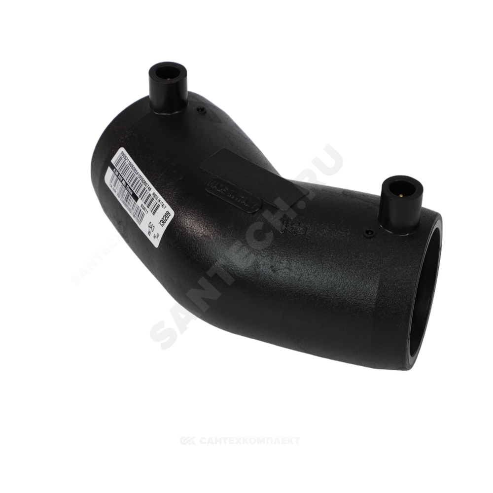 Отвод электросварной ПЭ100 Дн 75х90гр Ру16 SDR11 SMART JOINT EFL975A