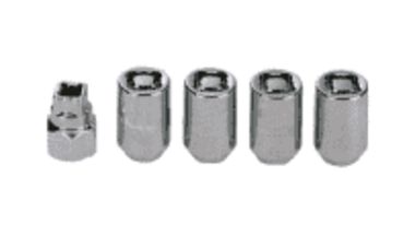 Набор секретных гаек на колесные диски M12x1.25RH 5пр. Forsage F-643305