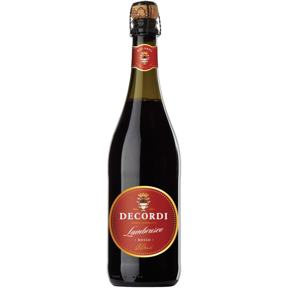 Игристое вино Decordi Lambrusco Emilia Rosso 0,75 л.