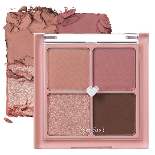 Компактная палетка теней для век Rom&Nd Better Than Eyes #02 Dry Rose, 6.5гр