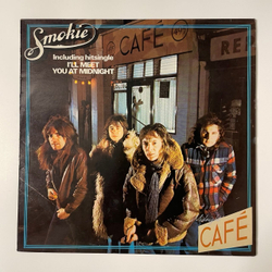 Винтажная виниловая пластинка LP Smokie Midnight Caf (Англия 1976) I'll Meet You At Midnight