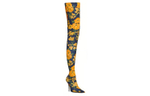 Balenciaga Floral-print High Boots