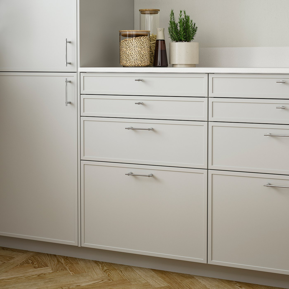 IKEA STJÄRNHOV  (ИКЕА СЧЭРНХОВ)  -  Ручка мебельная - хром 126 мм