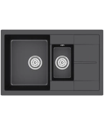 Кухонная мойка Kuppersberg MODENA 60 NL 1,5B1D DEEP BLACK фото 