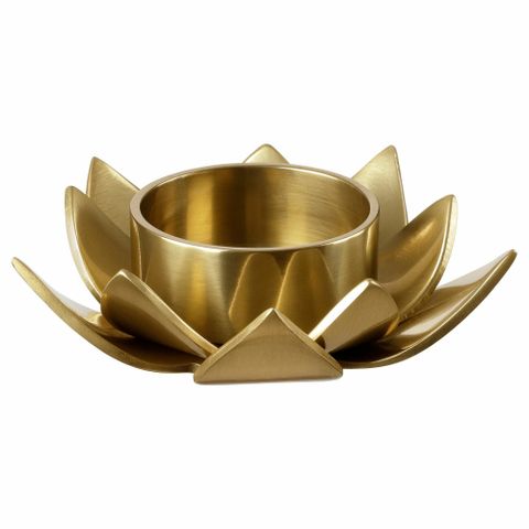 Подсвечник IKEA KNASTRIGT (КНАСТРИГТ), Золотой, Металл, 3 см