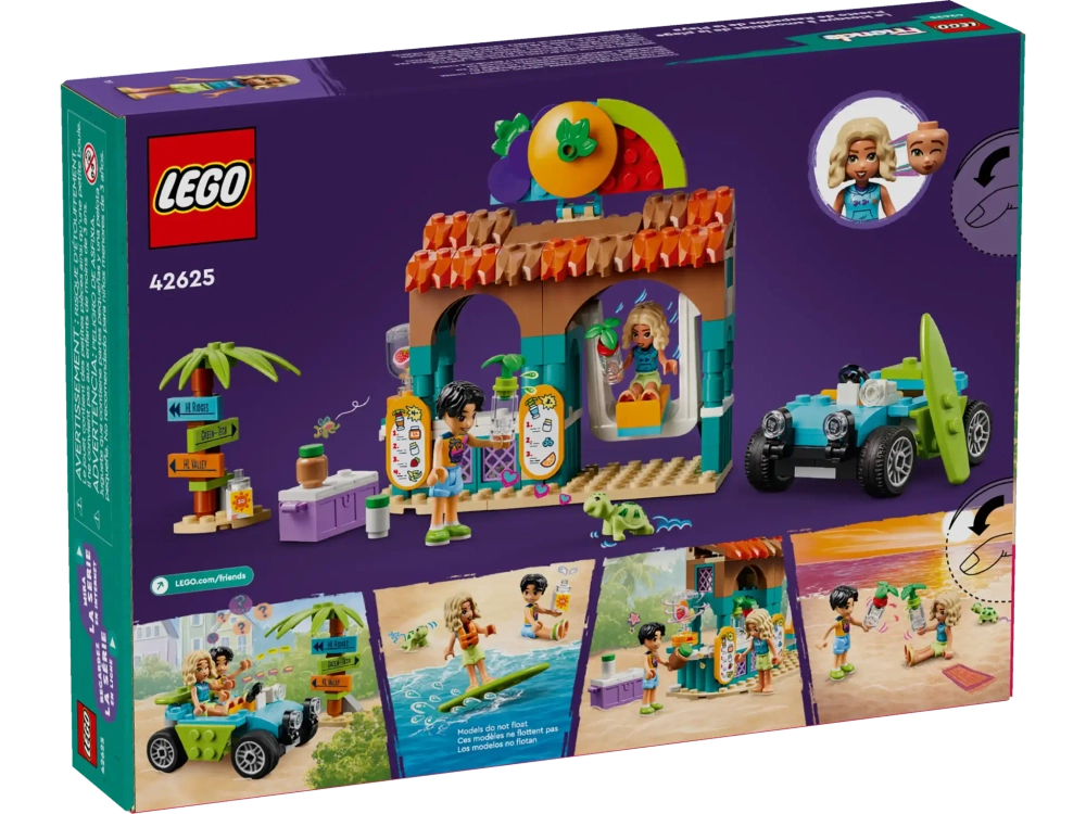 Конструктор LEGO Friends 42625 Киоск со смузи на пляже