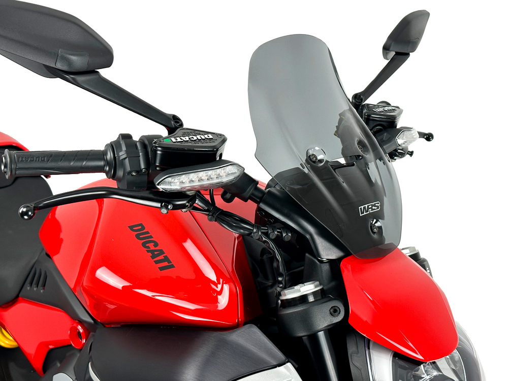WRS Ветровое стекло Touring Ducati Diavel V4 сильно затемненное