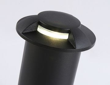 Уличный светодиодный светильник в грунт 1W 4200K ST6525 BK черный ST Garden Ambrella