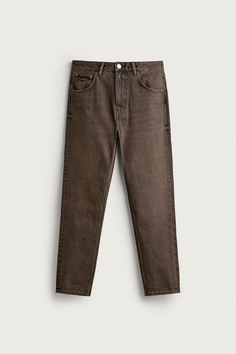 УКОРОЧЕННЫЕ ДЖИНСЫ SLIM FIT — ZARA