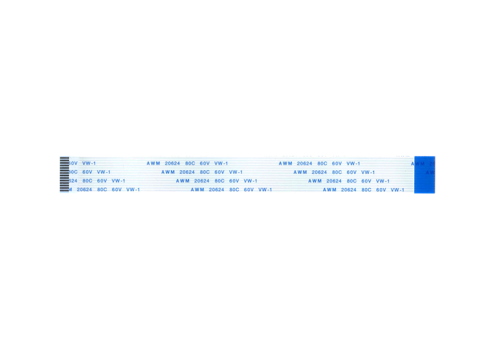 Шлейф 14 pin, 20 см, шаг 1 мм FFC, обратный Б