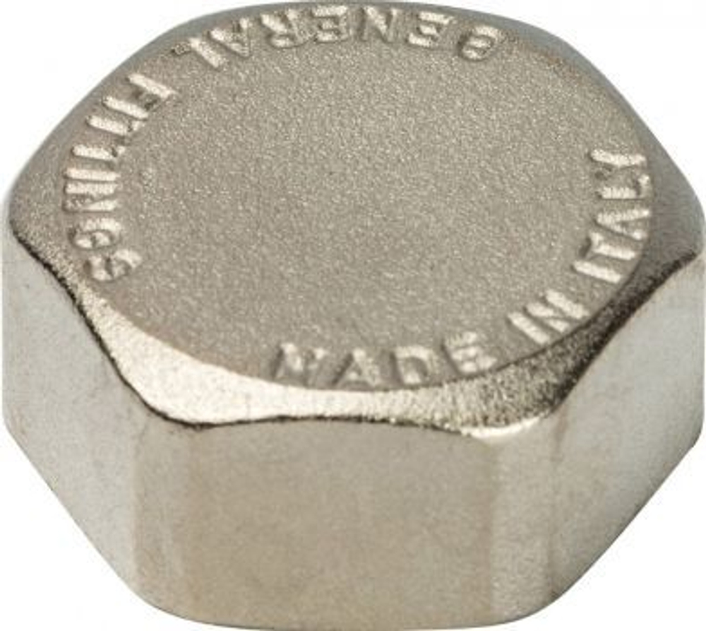 Заглушка  НИКЕЛЬ в.р. 1/2" STOUT 406