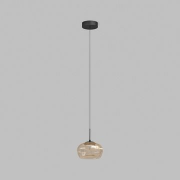 Подвесной светильник LED 12W 3000К IP20 DK6741-BK+AM чёрный/янтарный Floa Denkirs