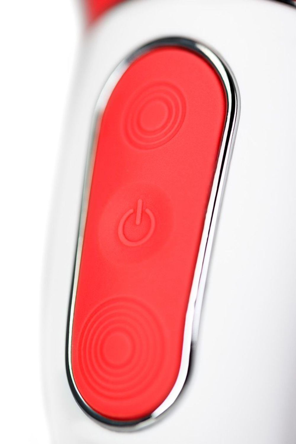 Красный вибратор Satisfyer Power Flower с лепестками - 18,8 см. (Цвет: красный)