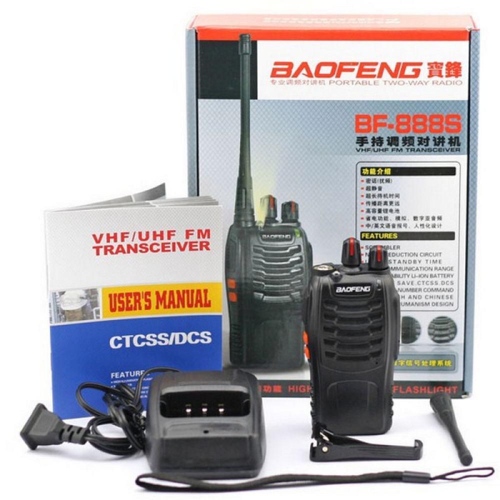 Рация (радиостанция) BAOFENG BF-888S (1шт.)
