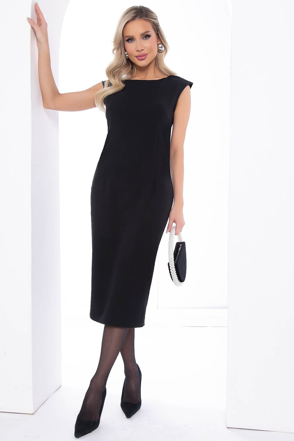 Платье Голливуд (черное) П12226-2 LT Collection