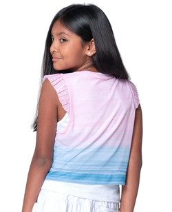Девочковая майка Lucky in Love Girls Linen Vision Tank - multicolor