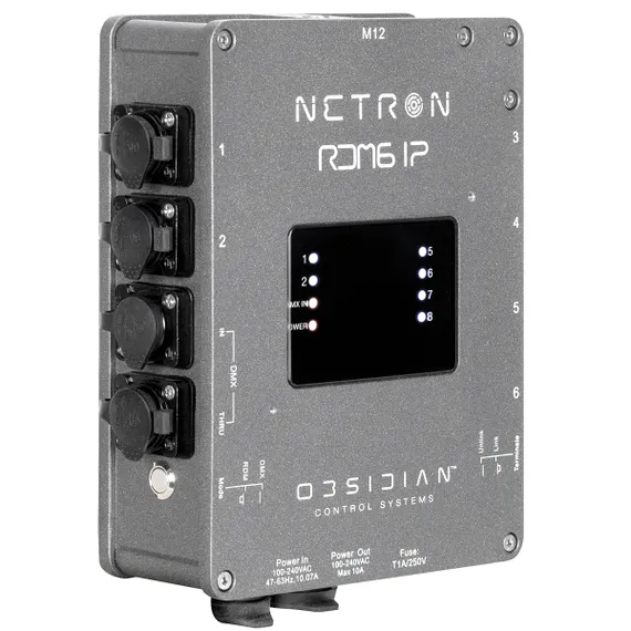 NETRON RDM6 IP - шестипортовый DMX/RDM-разветвитель