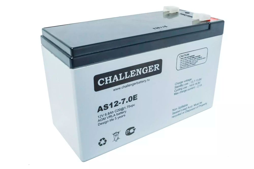 Аккумулятор CHALLENGER AS12-7.0 Аккумулятор CHALLENGER AS12-7.0