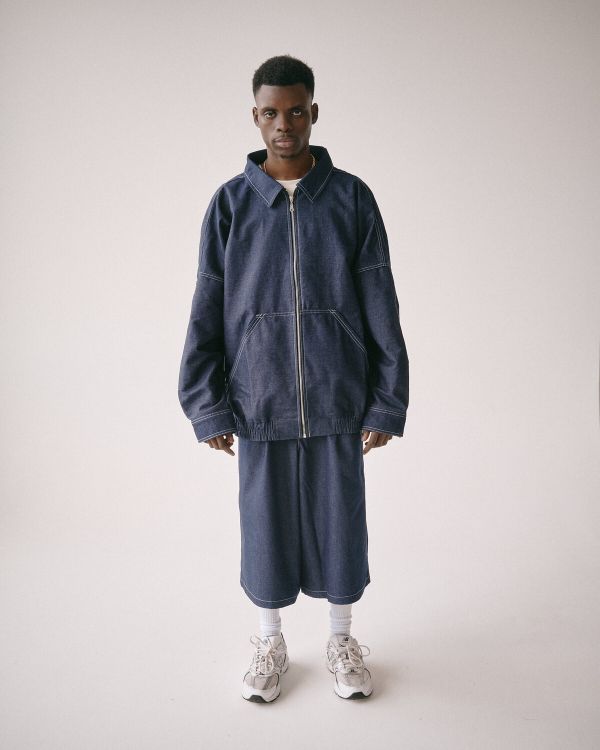 Шорты Baggy Bermuda Denim темно-синие - фото 9