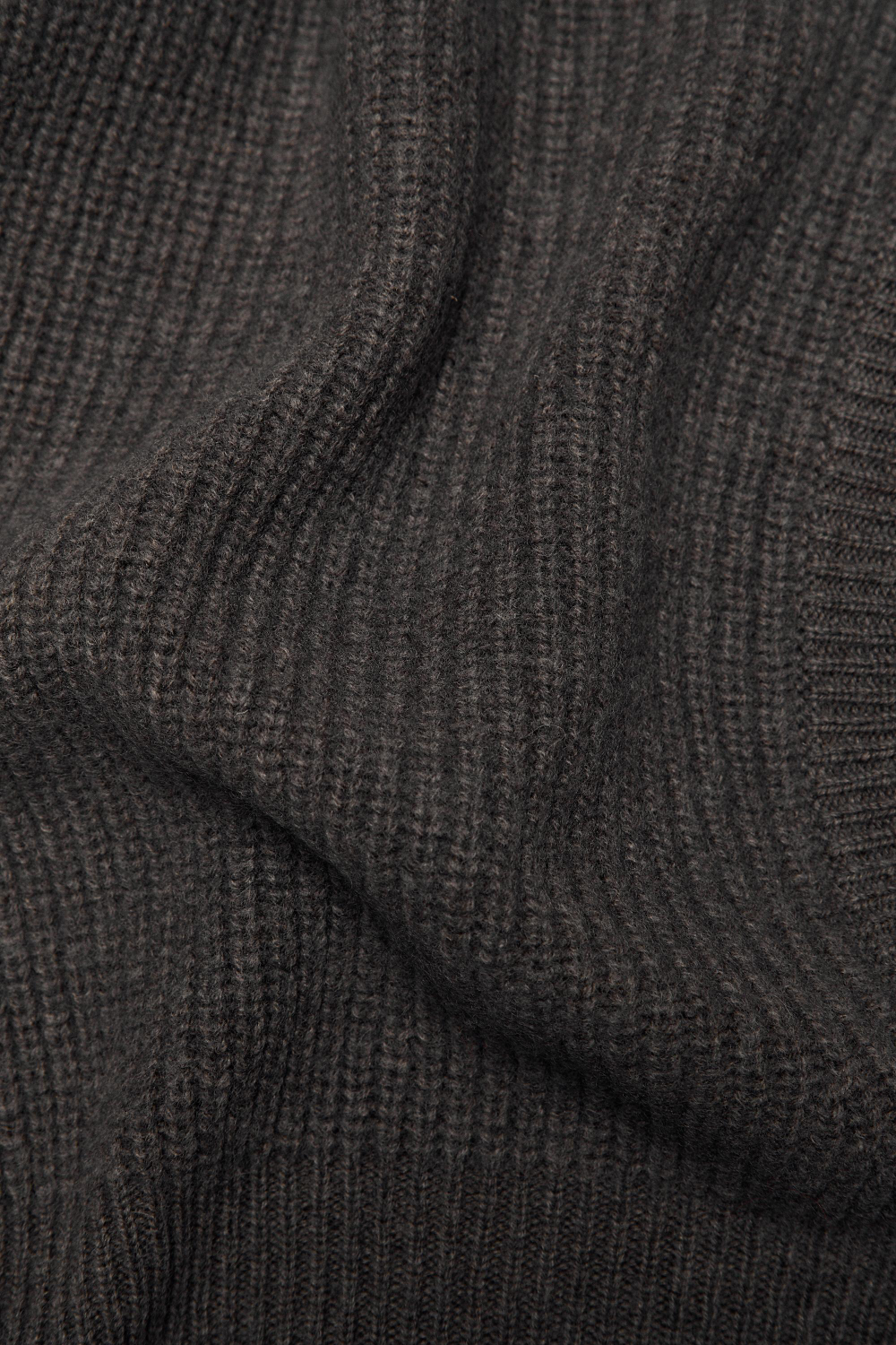 Massimo Dutti Балаклава из смесовой шерсти, темный хаки
