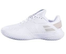 Женские теннисные кроссовки Babolat SFX Evo Wimbledon All Court - white/grey