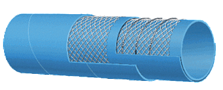 Рукав для кислот и химвеществ DN 040 P=16 серия 509OE (S&D, UHMWPE)