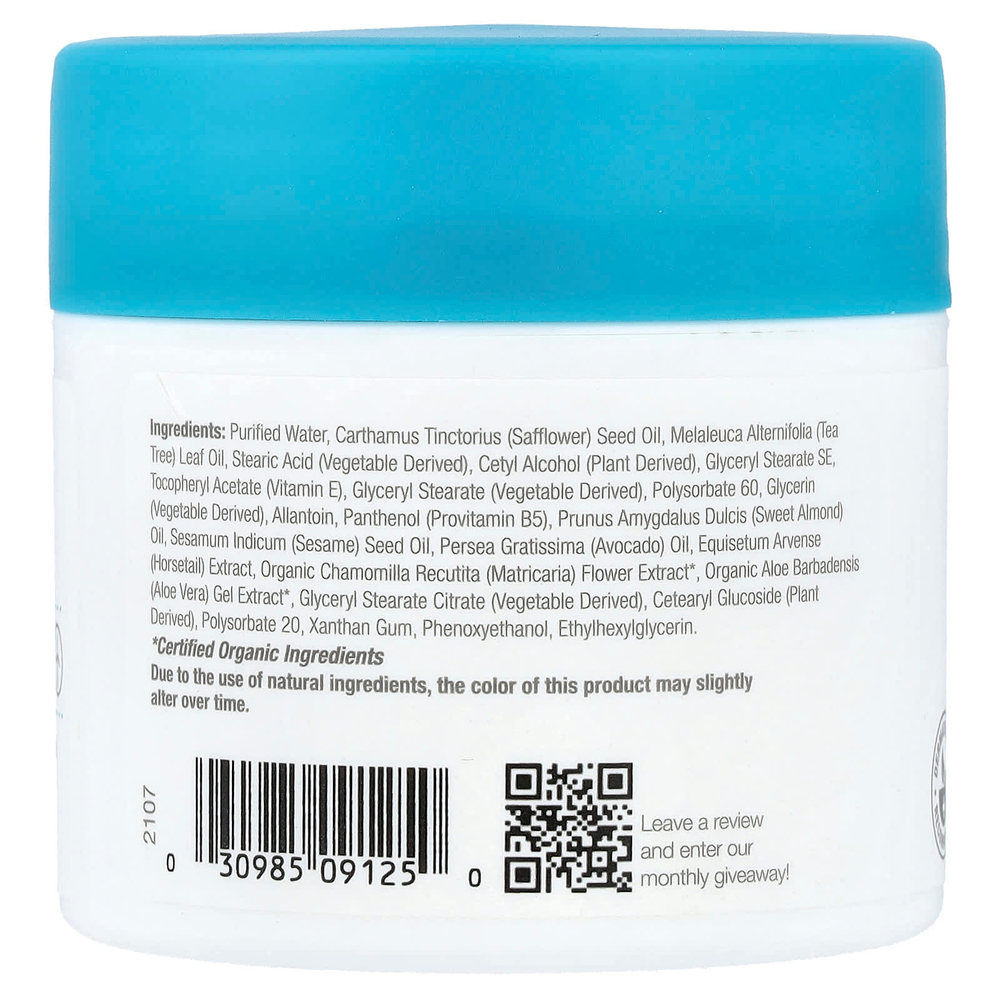 DERMA E, крем с чайным деревом и витамином Е, 113 г (4 унции)